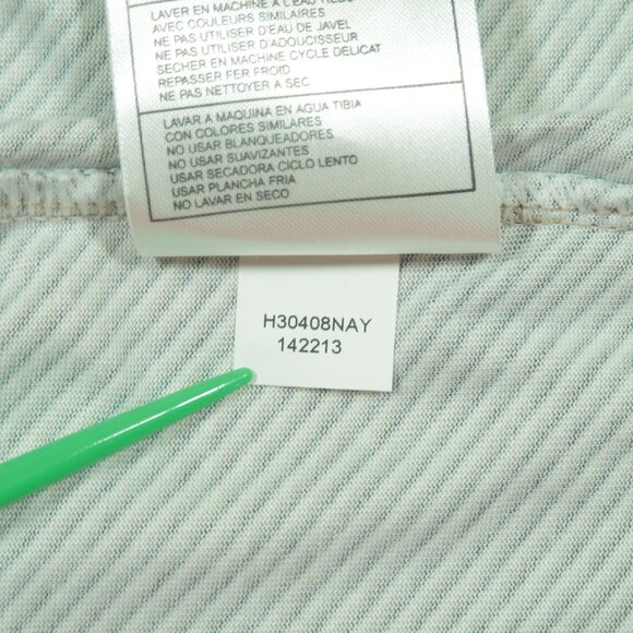 Vintage Nike Tennis Polo Shirt Mens XL White Challenge Court Slash Stripe New - Picture 9 of 9